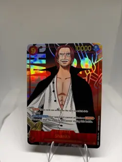 Shanks (Parallel) OP01-120 Romance Dawn Secret Rare Foil 10000 Power Rush Bandai - Image 1