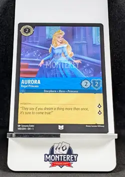 Aurora Regal Princess FOIL NM-MINT Disney Lorcana TCG 140/204 EN1 - Image 1