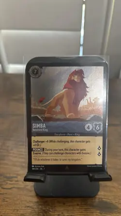 Disney Lorcana The First Chapter Simba Returned King 189/204 Cold Foil - Image 1