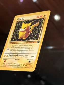 Pokemon 1999 Pikachu Ivy First Black Star Promo League Card #1 NRMT - Image 5