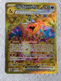 Nintendo Pokemon - 1-Card Charizard ex -Triple gold stars - Image 1