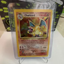 Charizard 4/102 Base Set Holo Rare 120 HP Pokemon Wizards of the Coast Card - Image 1