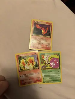 First edition team rocket Lot Of Three Cards exact cards shown. - Image 1