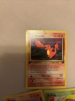First edition team rocket Lot Of Three Cards exact cards shown. - Image 4