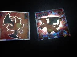 Pokemon Wafer Promo Holo Sticker Charizard x2 #5704 - Image 2