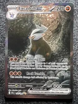 Excadrill ex 168/086 Illustration Rare Holo Pokemon Card NM - Image 1