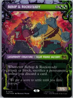 Bebop & Rocksteady (Showcase) R Teenage Mutant Ninja Turtles 241 NM - Image 1