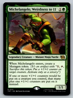 Michelangelo, Weirdness to 11 Teenage Mutant Ninja Turtles Regular 0121 MTG - Image 1