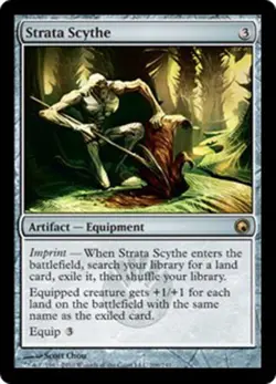 MTG Magic the Gathering Rare Strata Scythe Scars of Mirrodin NM - Image 1
