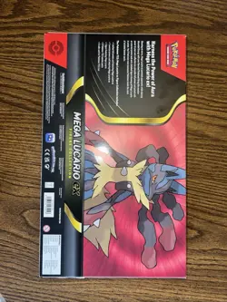 Pokemon TCG Mega Lucario ex Premium Figure Collection Box Factory Sealed - Image 2