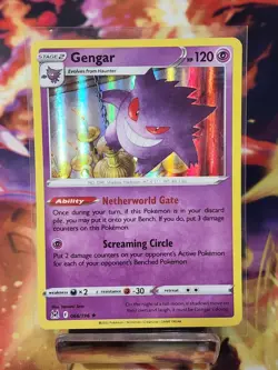 Pokemon Swsh11: Lost Origin Gengar Holo Rare Card 066/196 NM Condition - Image 1