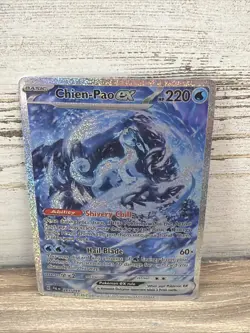 Pokemon Chien-Pao ex 261/193 Sv02: Paldea Evolved Full Art Holo SIR EX Card - Image 1