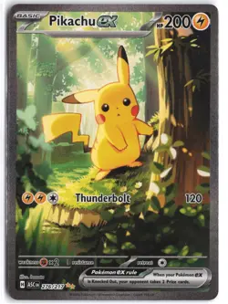 Pikachu ex 276/217 Special Illustration Rare Ascended Heroes Pokemon NM - Image 1