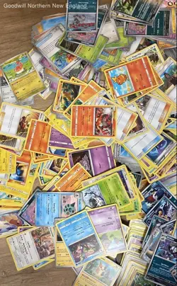 4LB Lot of Various Assorted Pokemon Cards TCG Collectible Lunchbox Tin Non Holo - Image 2