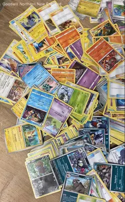 4LB Lot of Various Assorted Pokemon Cards TCG Collectible Lunchbox Tin Non Holo - Image 5