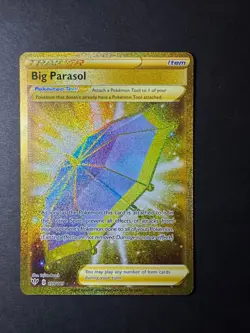 NM Big Parasol 199/189 Pokemon TCG Secret Rare Holo Darkness Ablaze - Image 1