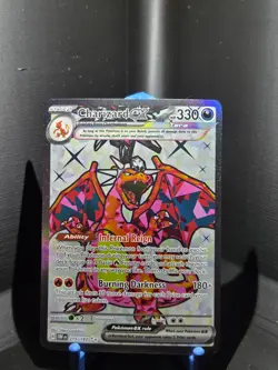 Pokemon Obsidian Flames Charizard Ultra Rare 215/197 NM-MT - Image 1