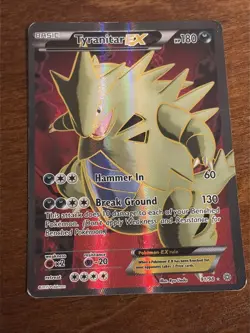 Pokemon Tyranitar EX 91/98 from Ancient Origins Heavily Played - Image 1