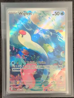 Pokemon TCG Wiglett Holo Illustration Rare 206/198 SV01 Scarlet & Violet - Image 3