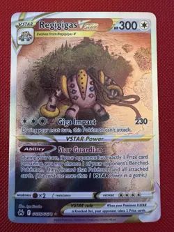 Regigigas VSTAR GG55 Crown Zenith: Galarian Gallery Ultra Rare Pokemon Card - Image 1