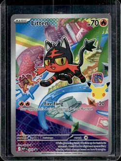 2025 Pokemon MEP Black Star Promos Litten Full Art #044 - Image 1