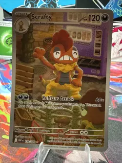 Scrafty 139/086 Sv: Pokemon White Flare- ILLUSTRATION RARE NM! SHIPS FAST! - Image 1