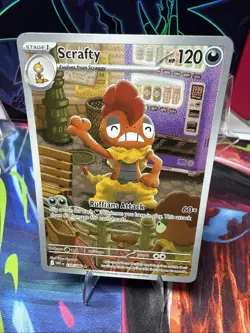 Scrafty 139/086 Sv: Pokemon White Flare- ILLUSTRATION RARE NM! SHIPS FAST! - Image 2