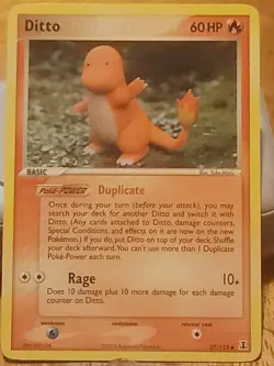 2005 pokemon delta species ex ditto037/113 - Image 1