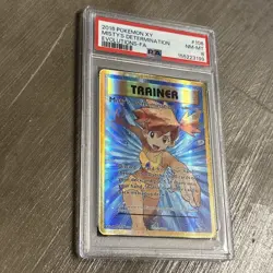 Misty's Determination #108 Pokemon XY Evolutions Full Art Holo - PSA 8 NM/MINT - Image 3