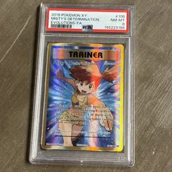 Misty's Determination #108 Pokemon XY Evolutions Full Art Holo - PSA 8 NM/MINT - Image 5