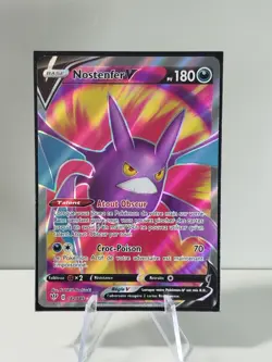 Carte POKEMON FR - Nostenfer V Full Art 182/189 Tenebres Embrasees - Image 3
