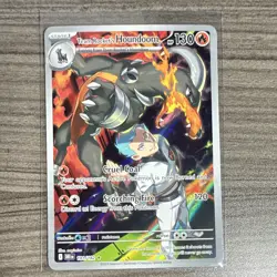 The Pokemon Company Team Rocket's Houndoom 191/182 SV10 IR Holo ENG 130HP - Image 1