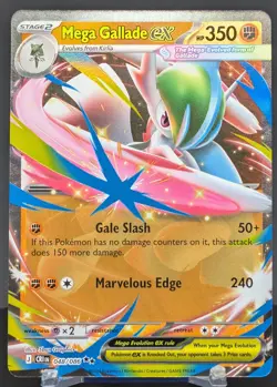 Pokemon Mega Gallade ex #048/086 English Chaos Rising Double Rare - Image 1