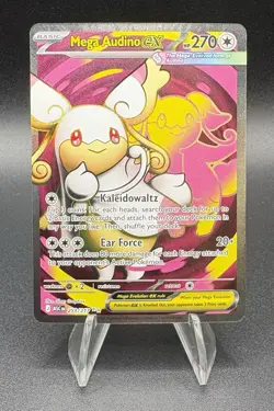 Pokemon TCG Ascended Heroes MEGA AUDINO ex 253/217 Ultra Rare - Image 1