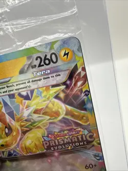 Pokemon Jolteon ex Prismatic Evolutions Stamp 030/131 Surprise Box Promo SEALED - Image 3