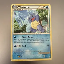 2010 Pokemon TCG Wartortle 42/95 Unleashed Regular LP - Image 1