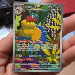 Pokemon TCG Archeops 132/086 illustration Rare White Flare SV English NM - Image 1