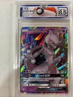2019 Pokemon Mewtwo GX #31 HGC 8.5 (sb2) - Image 1