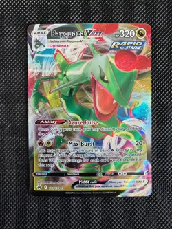 Pokemon TCG Crown Zenith Rayquaza VMAX Ultra Rare 101/159 - Image 1