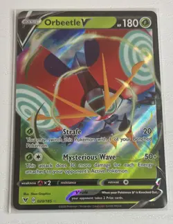 Orbeetle V 20/185 Ultra Rare Vivid Voltage Pokemon TCG Near Mint - Image 1