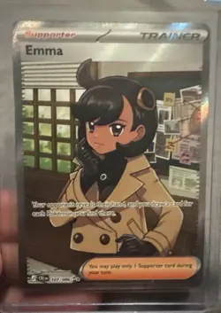 Pokemon Chaos Rising Trainer Emma Full Art 107/086 NM - Image 1