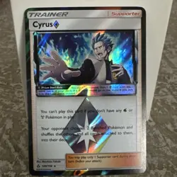 Cyrus Prism Star 120/156 S&M Ultra Prism Holo Rare Pokemon - Image 1