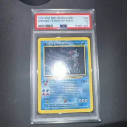 2001 POKEMON NEO REVELATION #65 SHINING GYARADOS-HOLO PSA 5 - Image 1