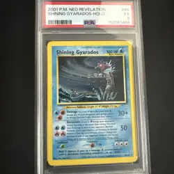 2001 POKEMON NEO REVELATION #65 SHINING GYARADOS-HOLO PSA 5 - Image 2