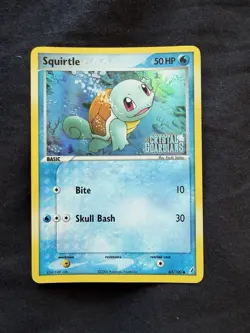 Pokemon TCG Squirtle 63/100 EX Crystal Guardians 2006 ❤✅ SHIPS ASAP - Image 1