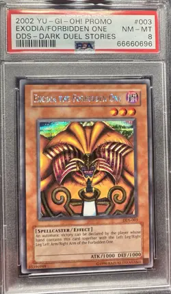 Limited Edition 2002 Yu-Gi-Oh! NM - MT PSA 8 DDS Exodia Promo - Image 1