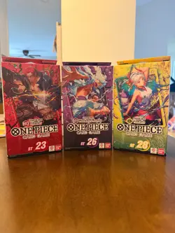 ONE PIECE TCG STARTER DECK ST 23-26-28 - SHIPS FAST! COMES WITH ALL 3! - Image 1