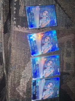 4x Nefeltari Vivi Alt Alternate Art EB03-024 One Piece Heroines Edition Foil NM - Image 1