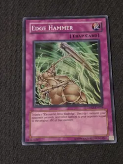 Edge Hammer DP03-EN029 Super Rare Unlimited Edition NM Yugioh - Image 1