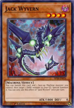 Yugioh! Jack Wyvern - SP18-EN016 - Common - 1st Edition Near Mint - Image 1